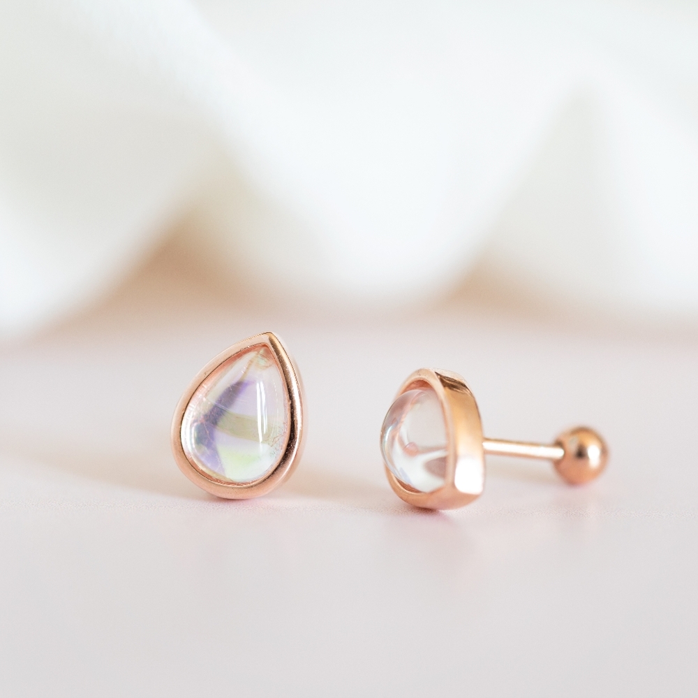 Rose Gold Drops (S925) - Picture 6 of 11